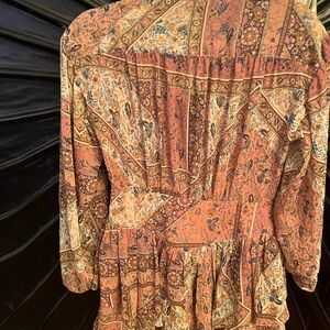 Olivaceous Sz Med cutesy mini floral dress